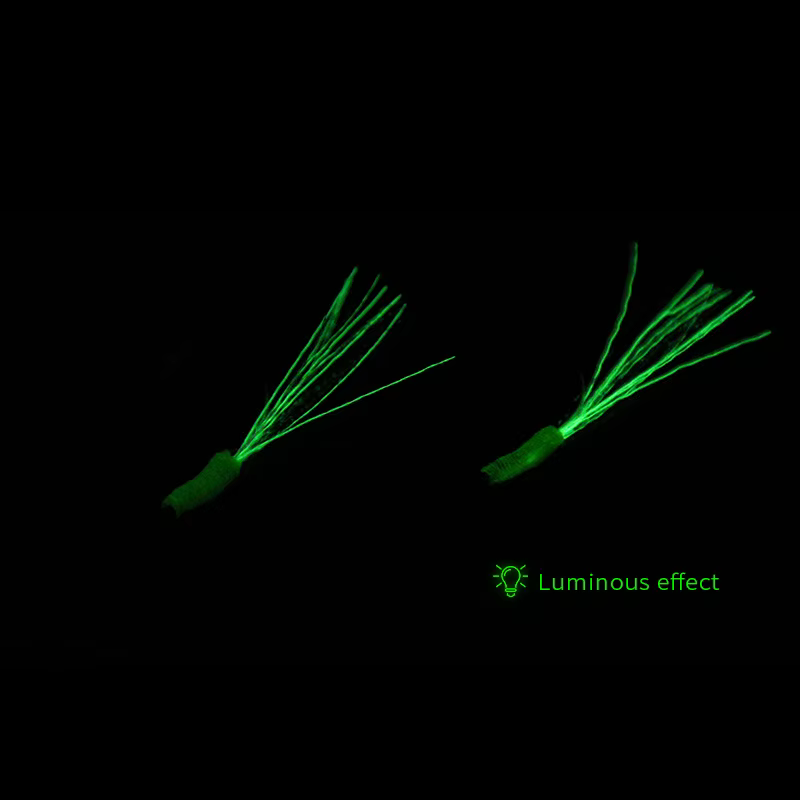Anzuelo Luminoso ALLBLUE con Pluma PE y Anillo – Jigging 10-80g - imagen 3