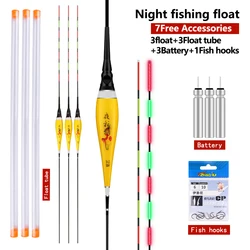 CR425 Flotadores luminosos pesca nocturna nanoboya eléctrica