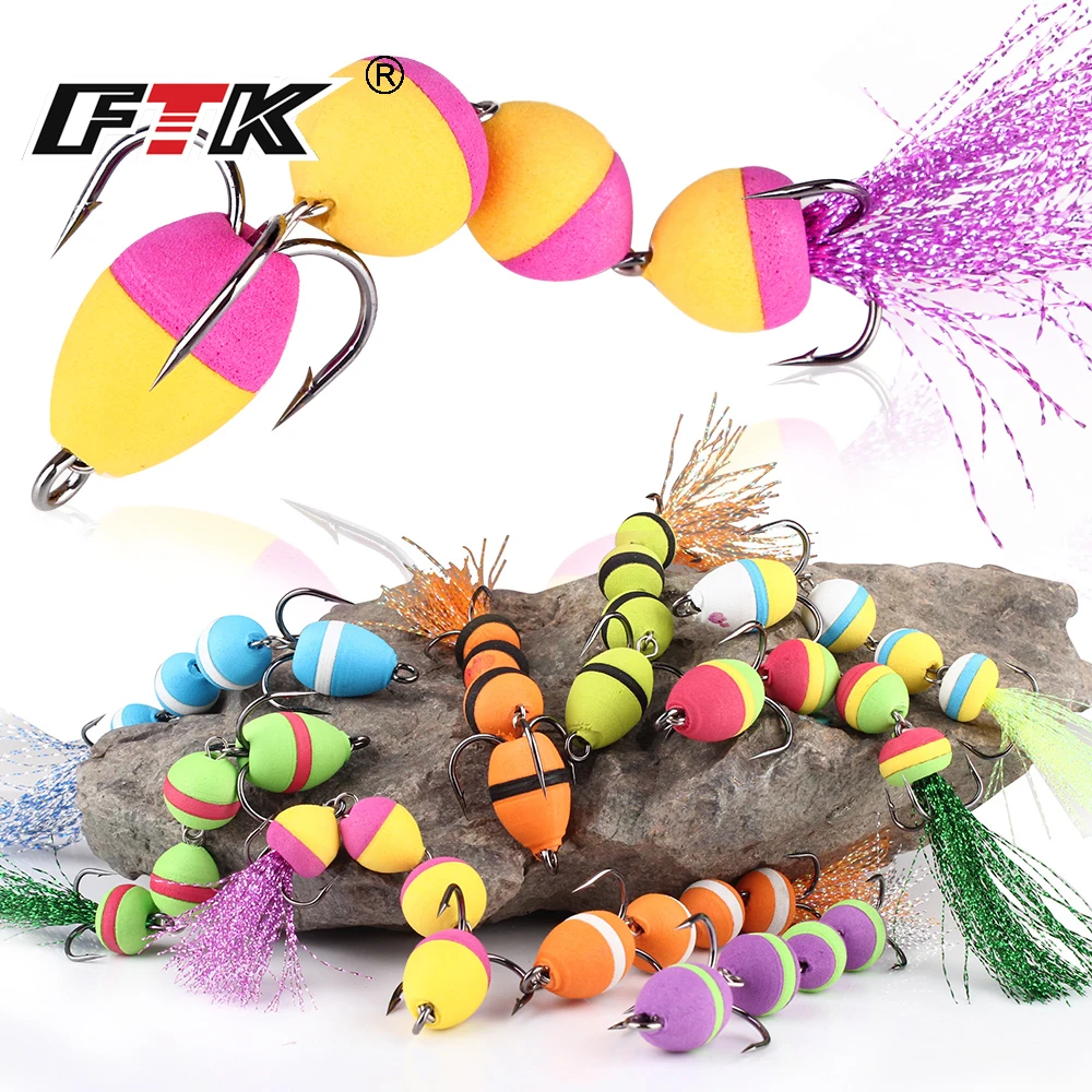 FTK Swimbait mandula para lucio con espuma y anzuelo triple - imagen 4