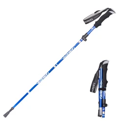 Bastón Telescópico Plegable Alpenstock – Aleación aluminio para pesca
