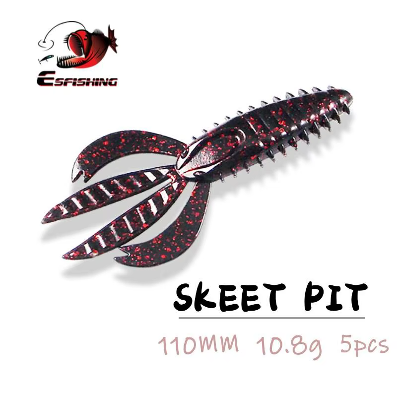 ESFISHING Señuelos Blandos Vinilo para Lubina – Skeet Pit Boss