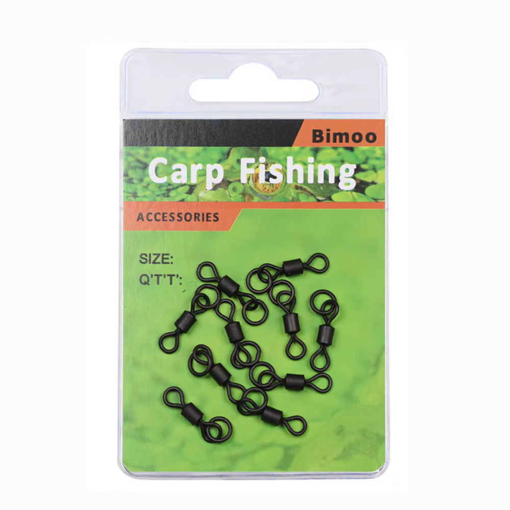 Bimoo Clip Cambio Rápido – Terminal negro mate para carpa - imagen 4