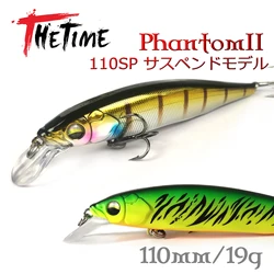 THETIME PHANTOM2 110SP Wobbler Minnow señuelo lubina