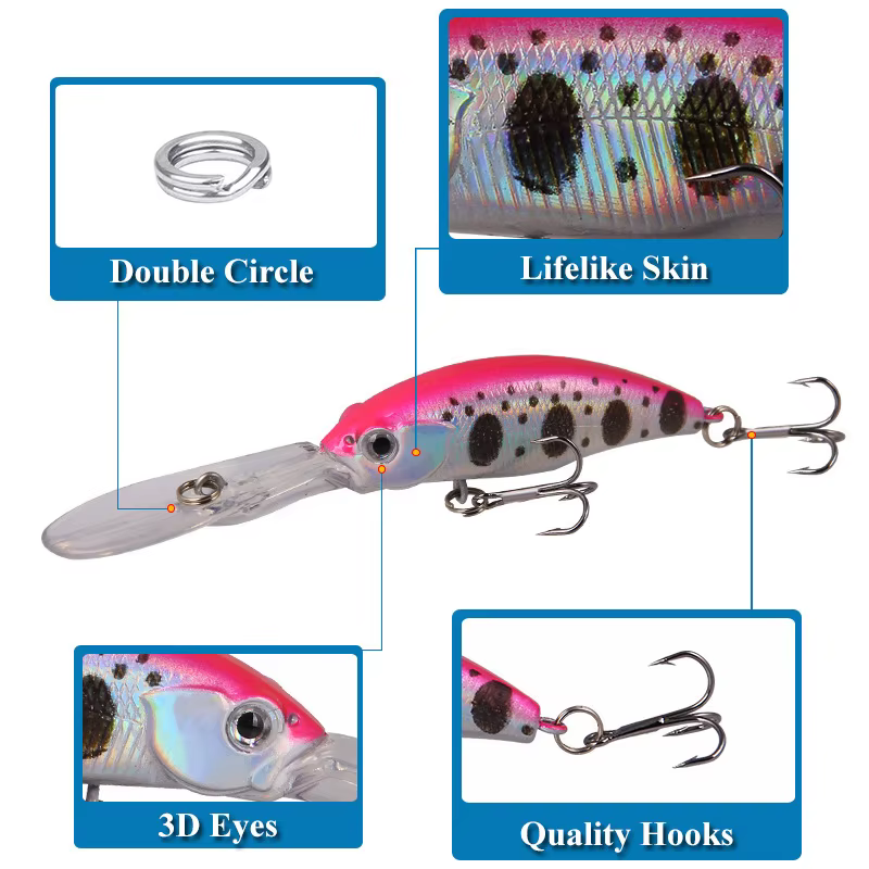 Señuelo minnow SAMOLLA Whopper 2019 - imagen 2