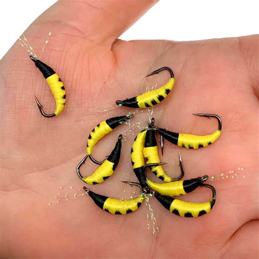 Ninfa de mosca artificial para trucha – Cebo de insectos - imagen 4