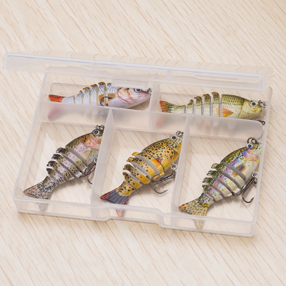 Kit Señuelos Swimbait articulados para lubina - imagen 5