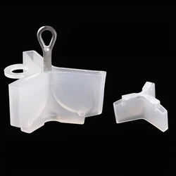 Protectores de anzuelos triples para pesca - Blanco, 5 tallas, 25 uds