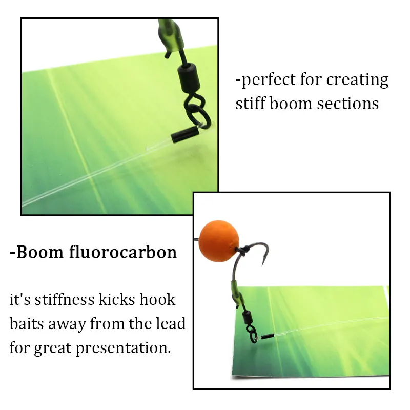 Hooklink rígido fluorocarbono Boom para carpa en método alimentador - imagen 3