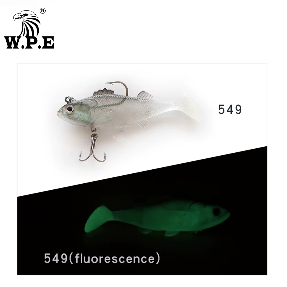 Swimbait vinilo blando con jig head - imagen 5
