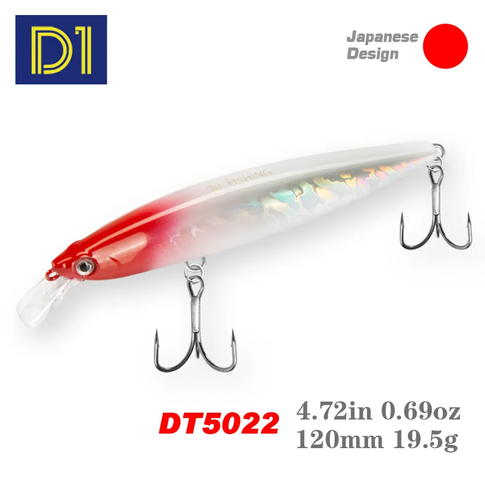Silent Assassin D1 Minnow 120F – Superficie lubina