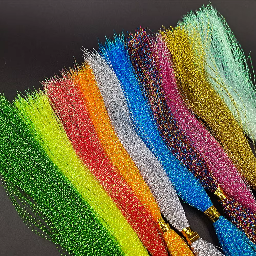 Flashabou Oropel Holográfico para Mosca de Pesca – Trenzado Brillante - imagen 5