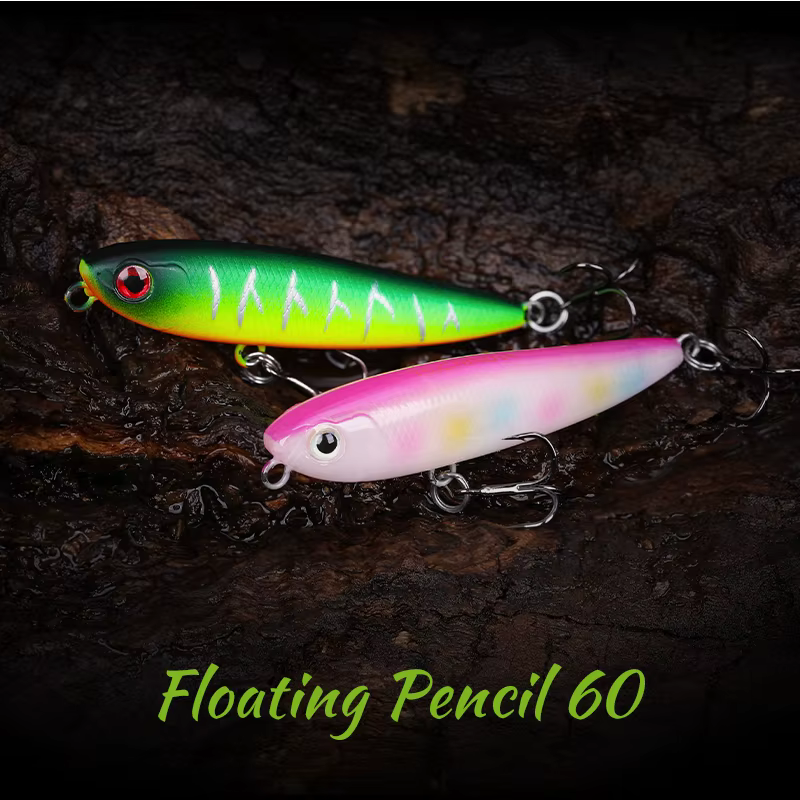 TSURINOYA Lápiz 60mm – Señuelo de superficie para Bass y Lucio - imagen 4