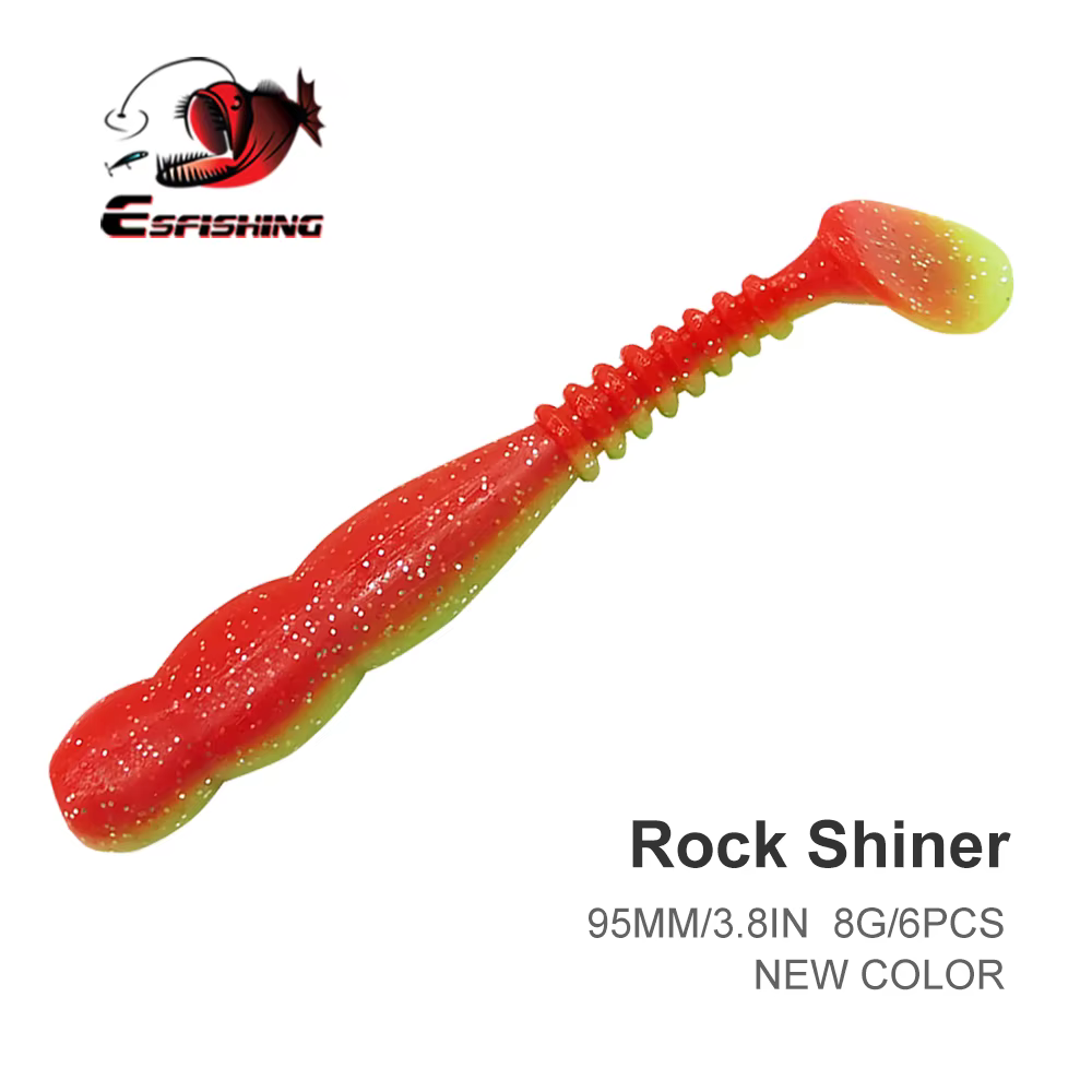 ESFISHING Rock Shiner – Señuelo vinilo para lubina y trucha