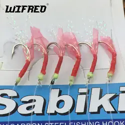 Wifreo Sabki anzuelos con piel de pescado – señuelo luminoso camarón