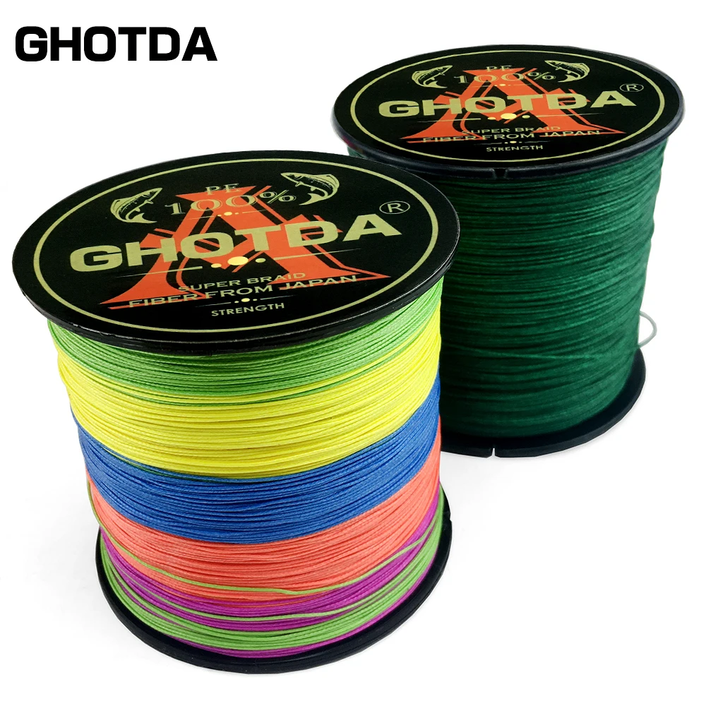 GHOTDA 4X Sedal trenzado multifilamento para pesca de carpa - imagen 5