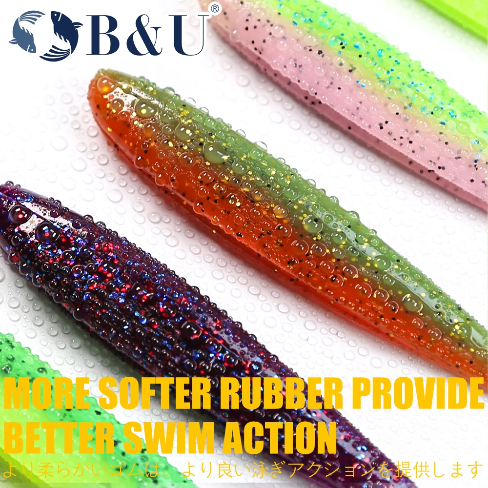 B & U Swimbait para Trucha – Silicona artificial - imagen 2