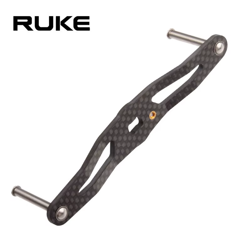 Manivela Carrete RUKE Carbono 120/130mm Orificio 8x5/7x4mm con Tornillo - imagen 5