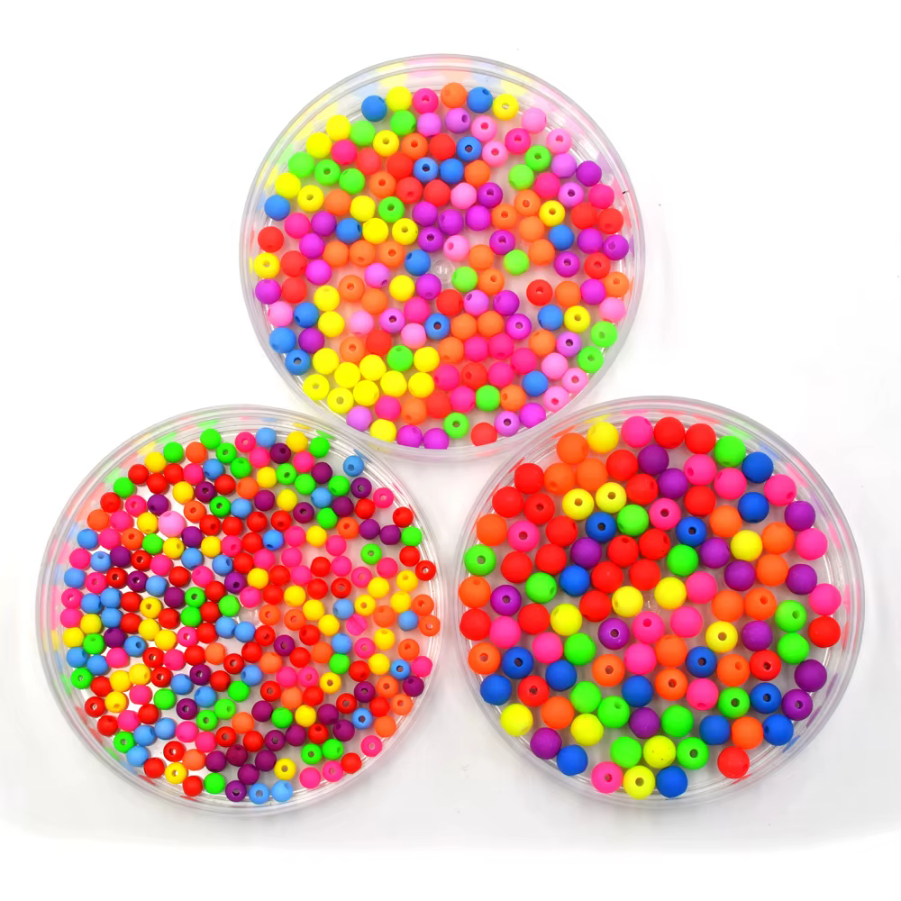 Cuentas Flotantes MNFT Redondas Plástico Duro para Atado de Moscas - imagen 5