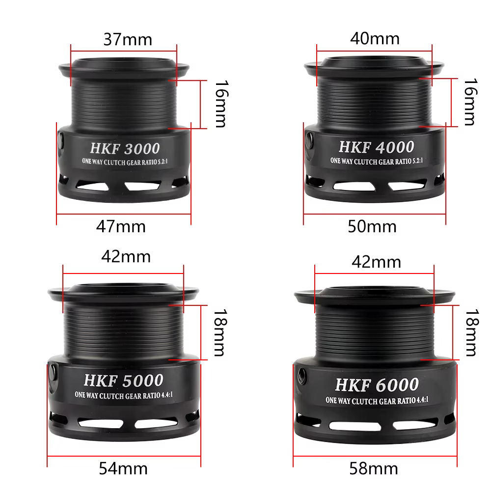 W.P.E Carrete Giratorio 5000 – 5.2:1, 4+1 rodamientos para mar - imagen 4