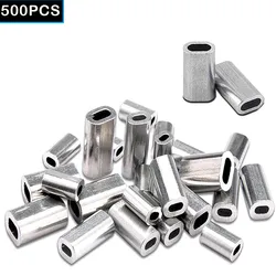 Terminales de aluminio crimpar para línea de pesca