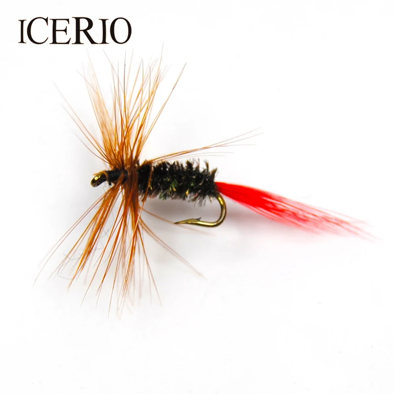 ICERIO Mayfly – Mosca seca cola roja para trucha