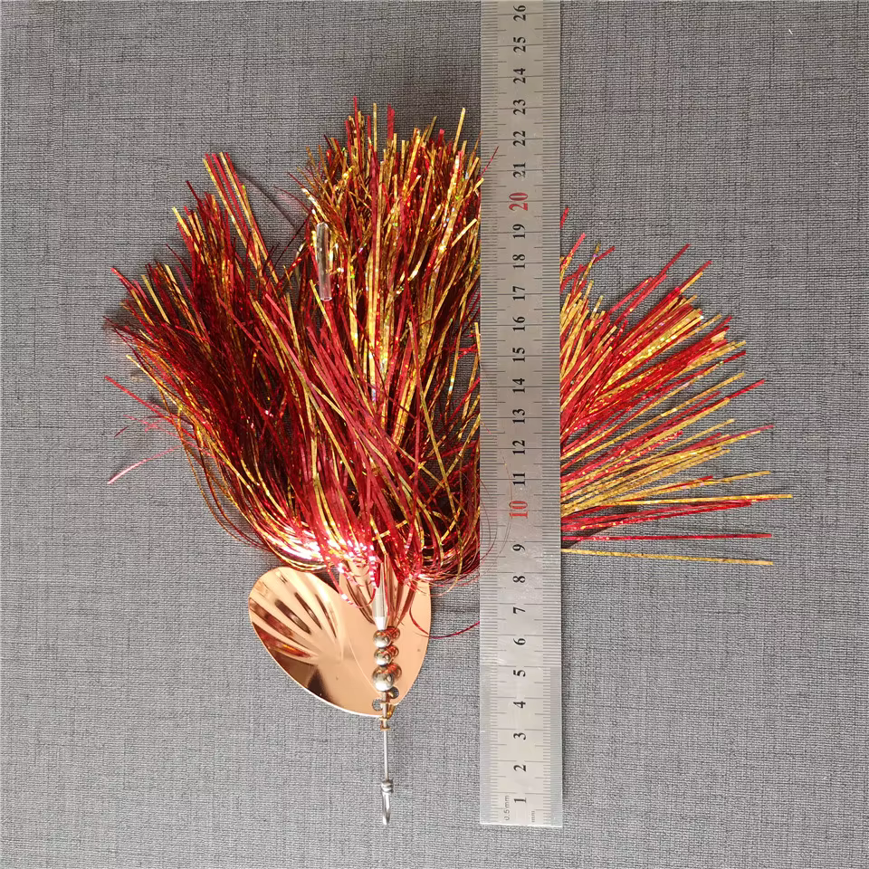 Señuelo Buzzbait Metal con lentejuelas - Jig Spinner - imagen 3