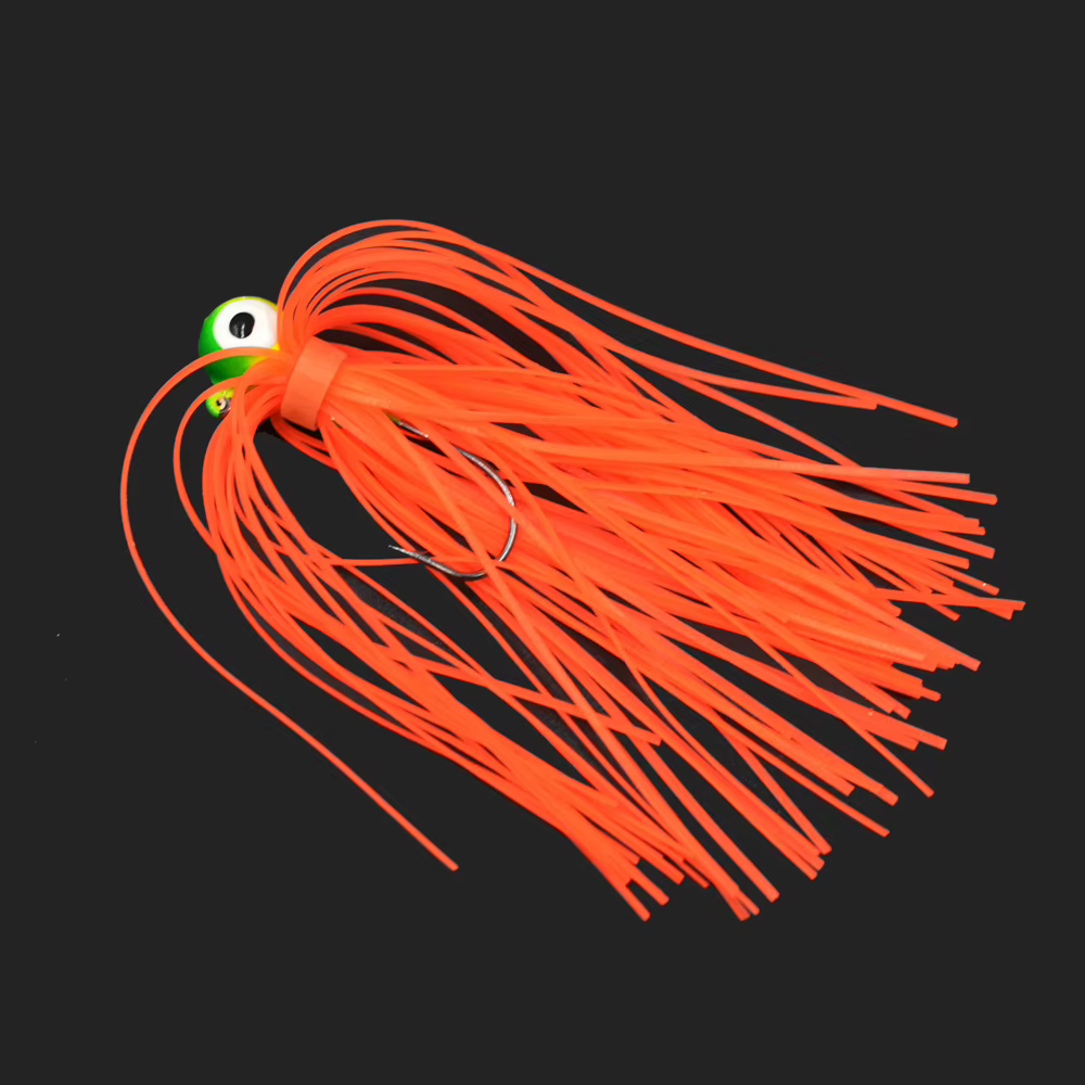 MNFT Jig Head falda silicona curricán – Anzuelo acero barba