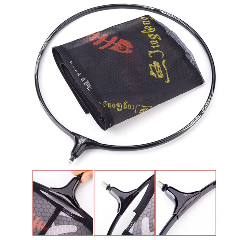 Cabezal de red carbono titanio – Ultraligero anti-enredo - imagen 5