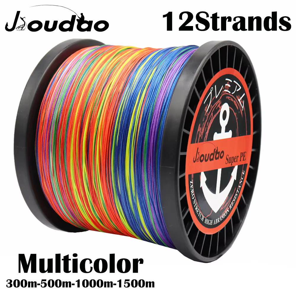 Hilo PE trenzado 12 hebras – Resistente 40-205LB para mar - imagen 4