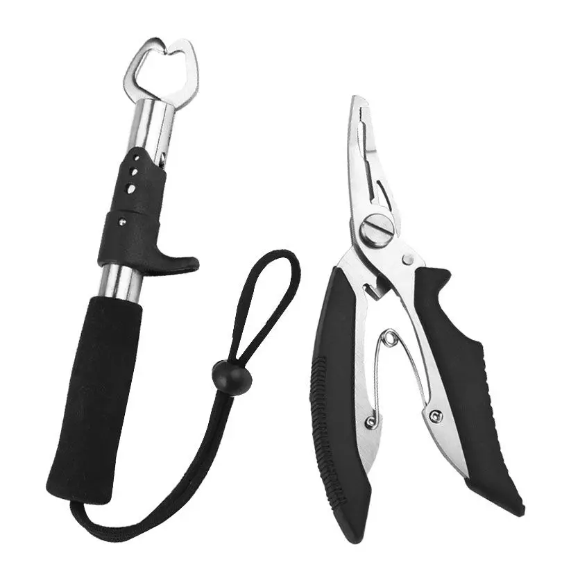 Pinza de acero inoxidable plegable para carpa con control de labios