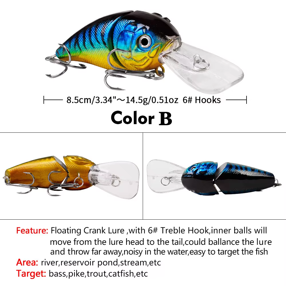 Wobbler lápiz hundible lances largos para carpa y lucio - imagen 4