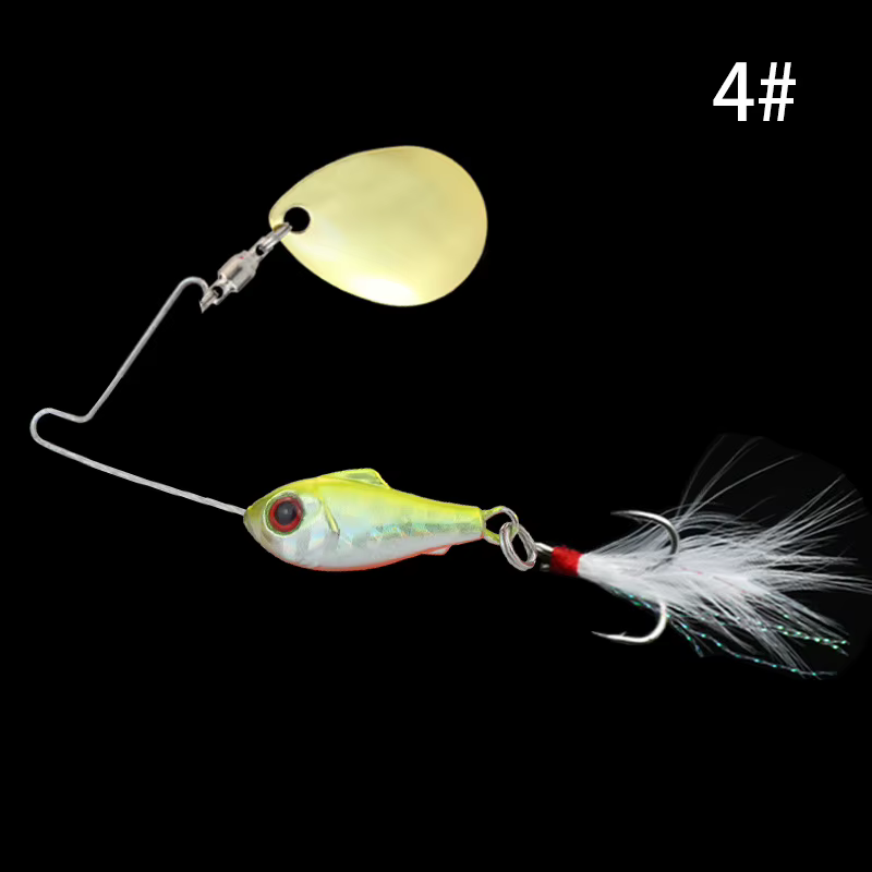 Spinnerbait Señuelo de Pesca Rotación 360º Cebo 15g - imagen 2