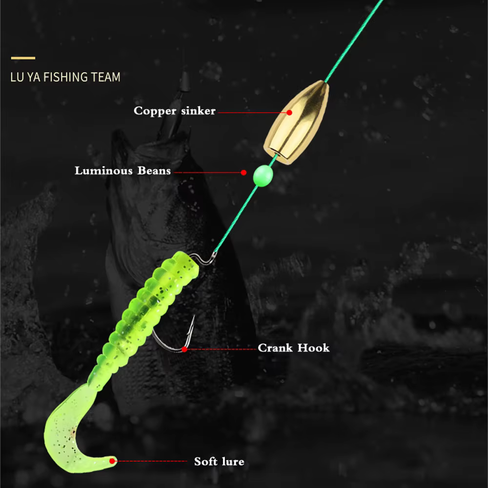 Plomo Bullet Weight latón para rig de pesca