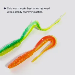 Señuelos blandos Noeby worm swimbait para bass y lubina 6-14cm