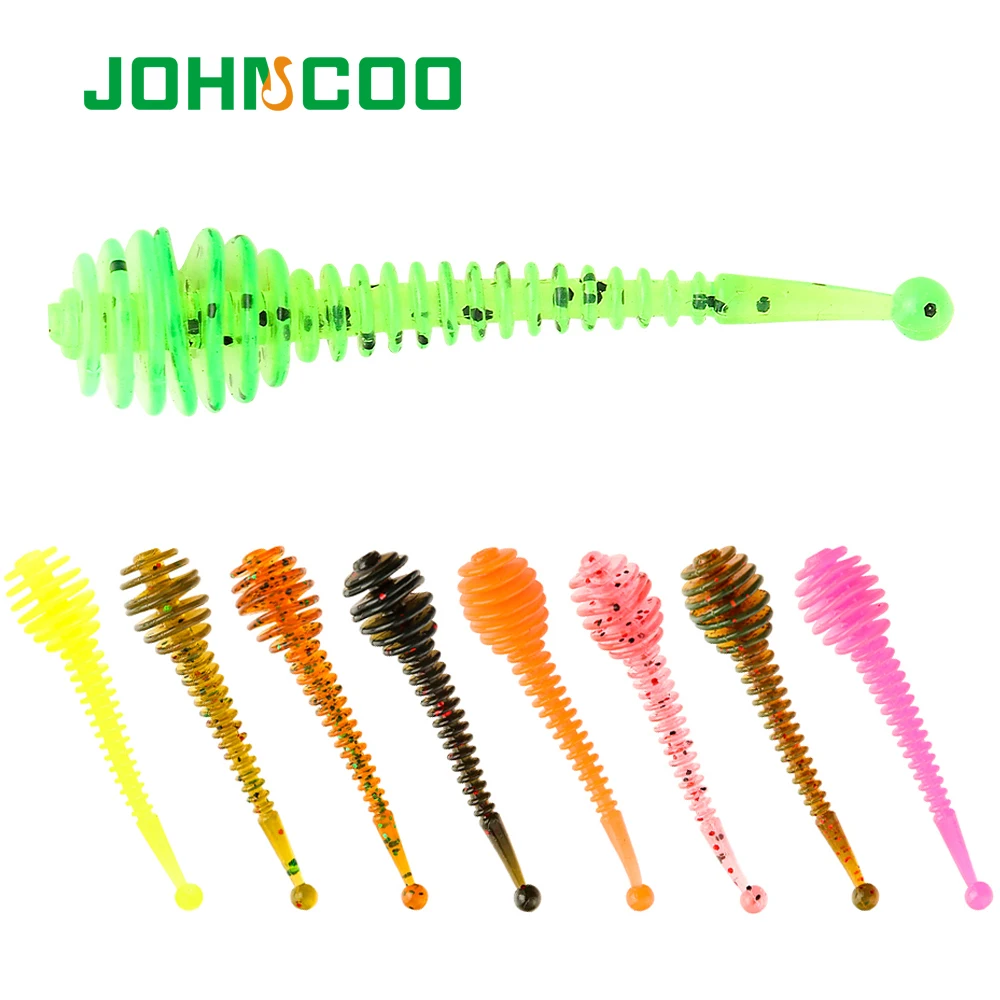 JOHNCOO Señuelos flotantes UL – Silicona TPR para jigging y trucha