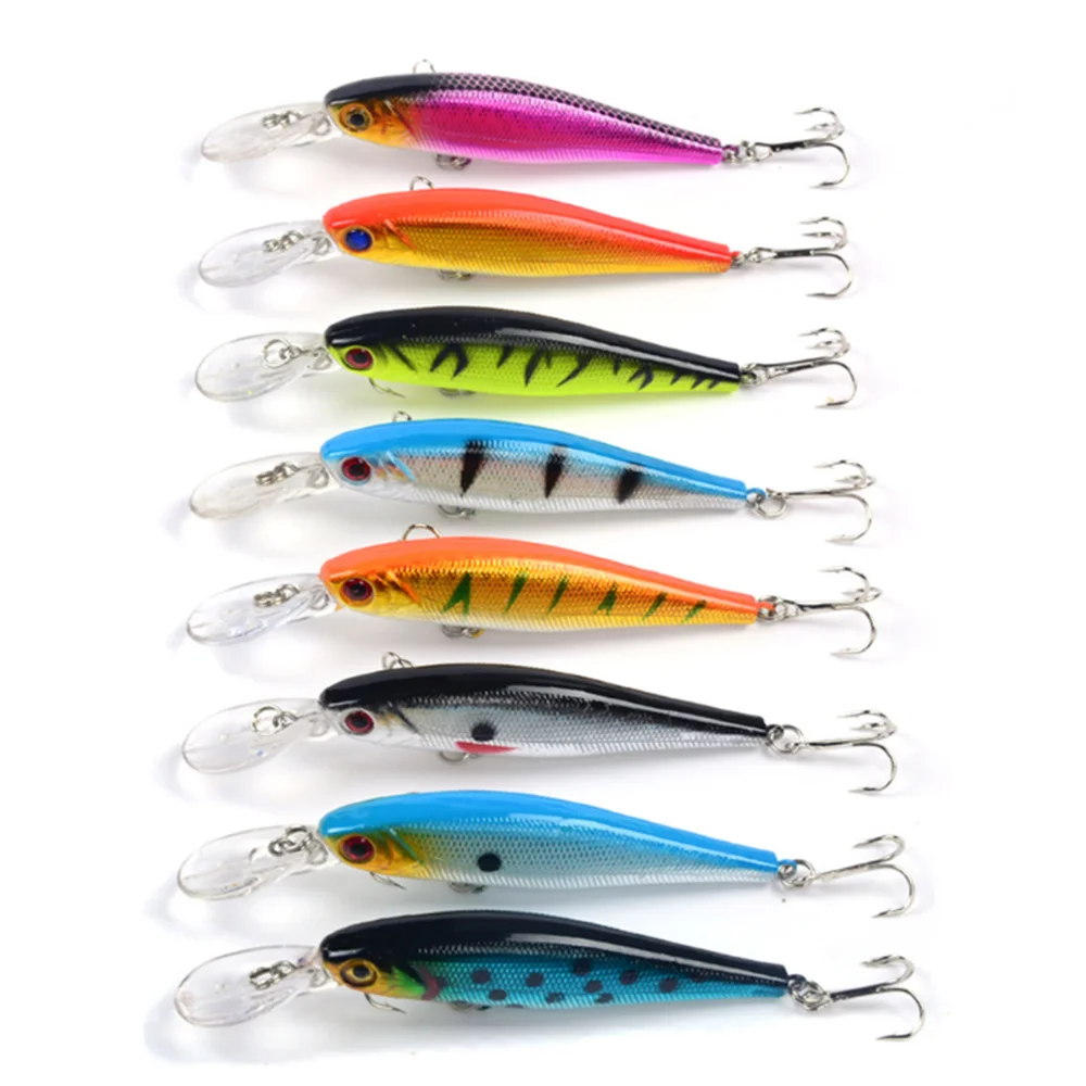 Detalle de ojos 3D del señuelo de pesca