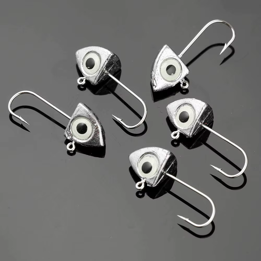 JOHNCOO-Mini Jig Head con ojos 3D para lubina - 2-6 g, 8 uds - imagen 5