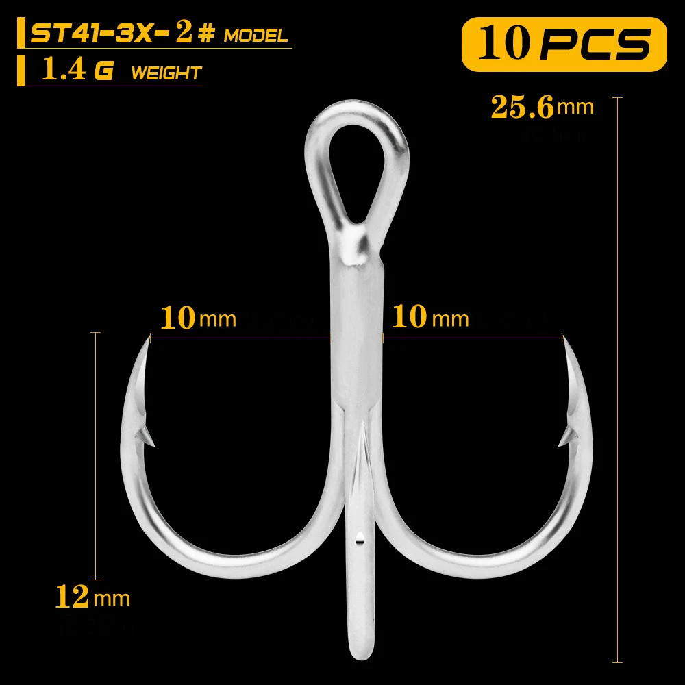 Anzuelos triples Carbono – fuerte jigging mar - imagen 5
