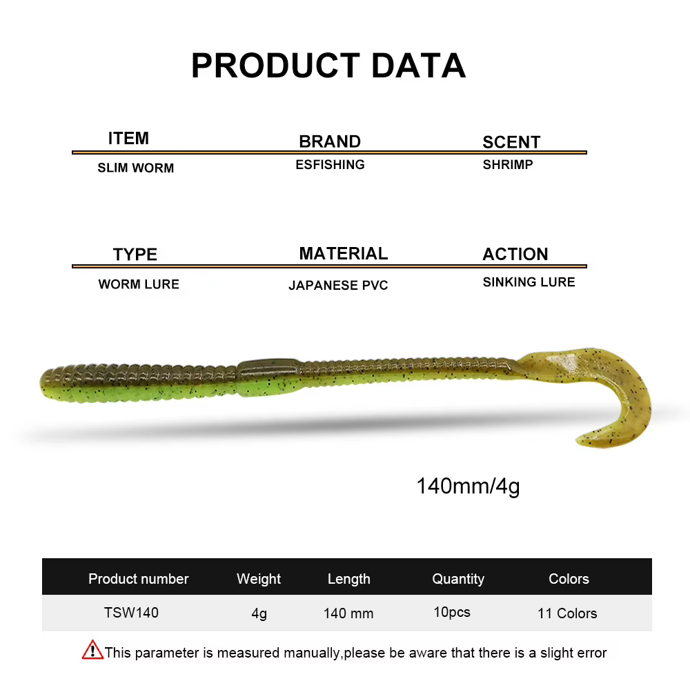 KESFISHING Swimbait 140mm 4g – Cebo artificial de silicona - imagen 2