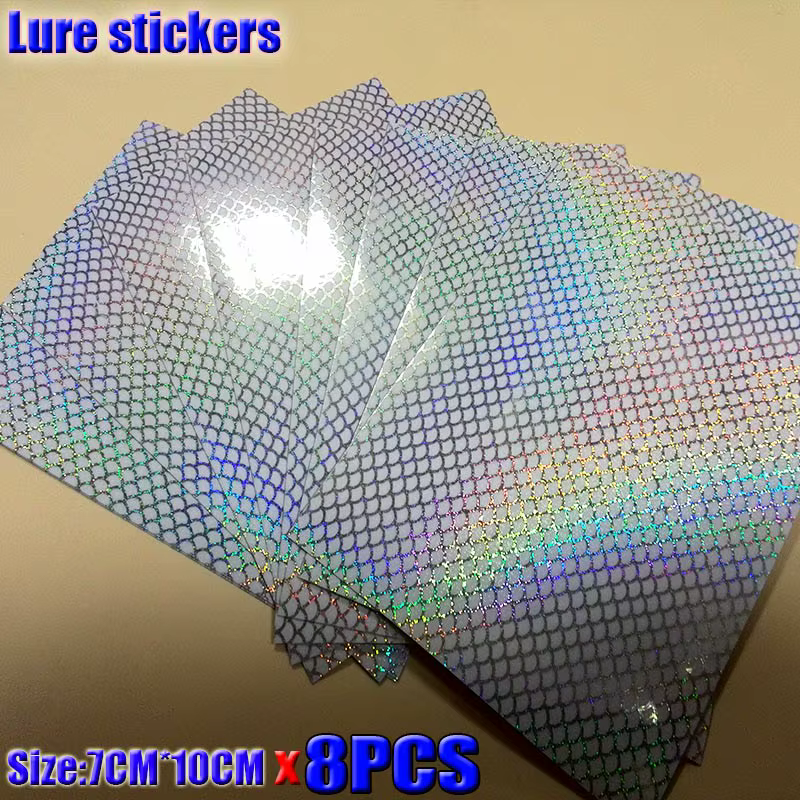 Pegatinas holográficas para señuelos de pesca – colores a elegir - imagen 3