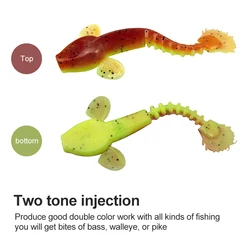 Kesfishing Cebo Silicona Gusano 55mm para Lubina Trucha