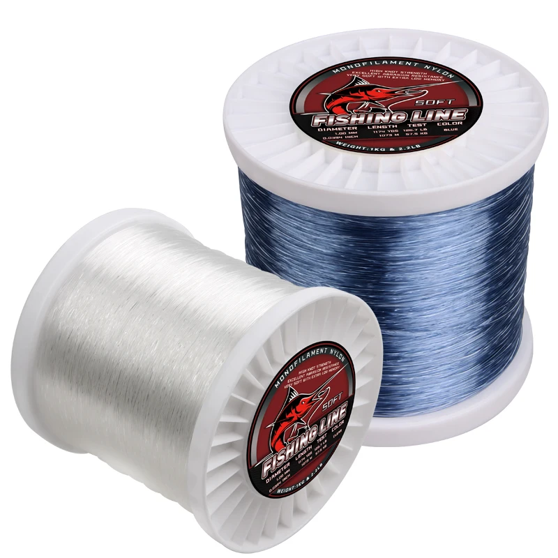 Línea de nailon monofilamento para pesca marina - resistente