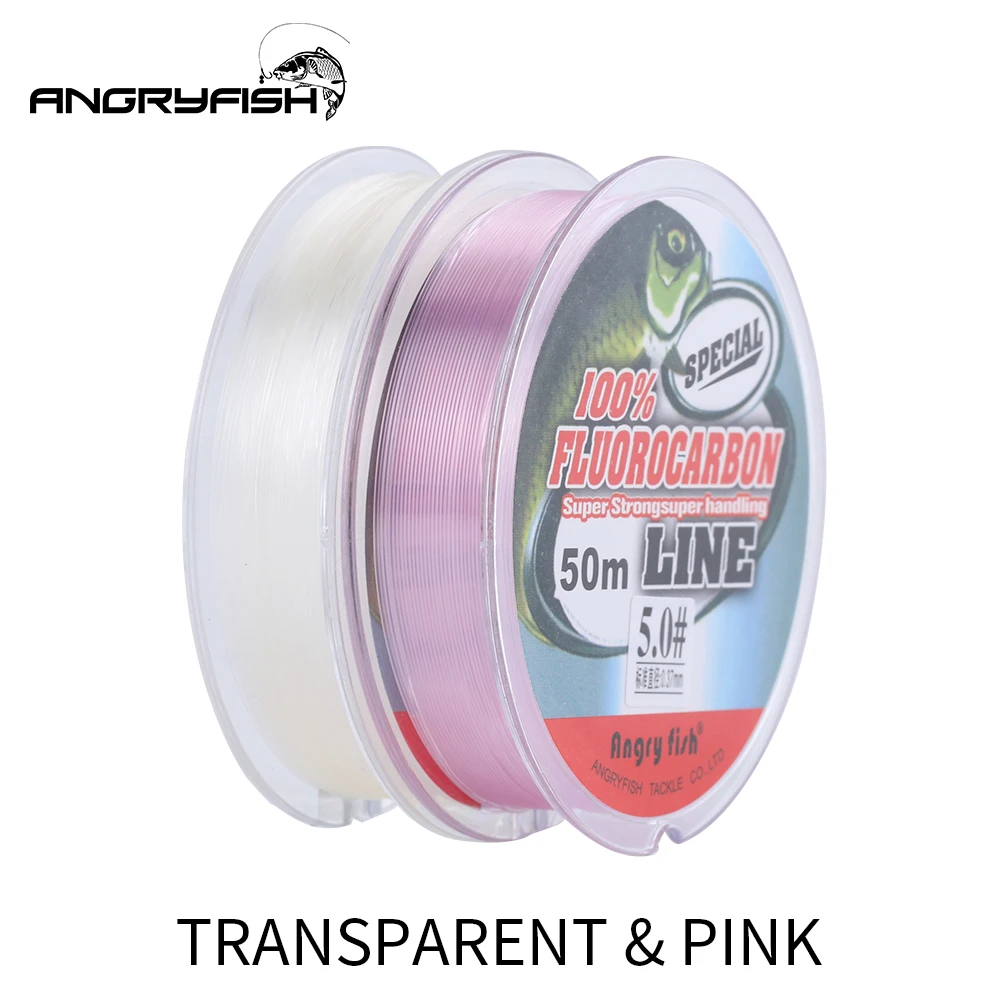 Angryfish Fluorocarbono Líder Rosa – Línea pesca fluorocarbono - imagen 4