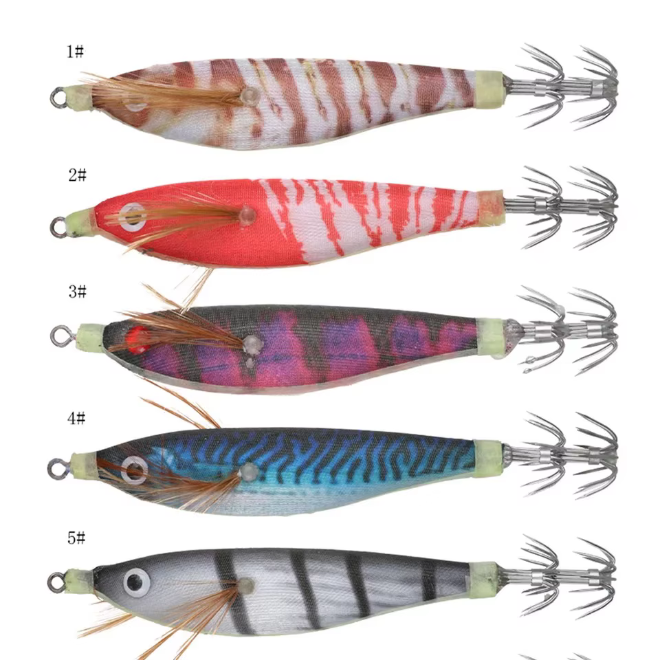 Jig para calamar y pulpo 9.5cm – Señuelo duro imitación gamba - imagen 3