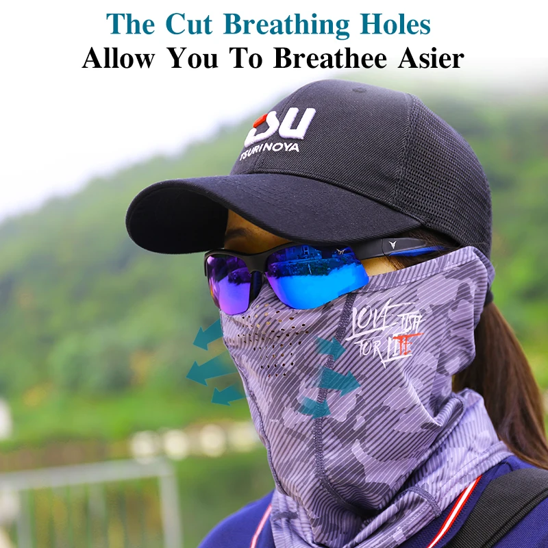Tsurinoya Angel Mask – Careta solar UV transpirable para pesca deportiva - imagen 5