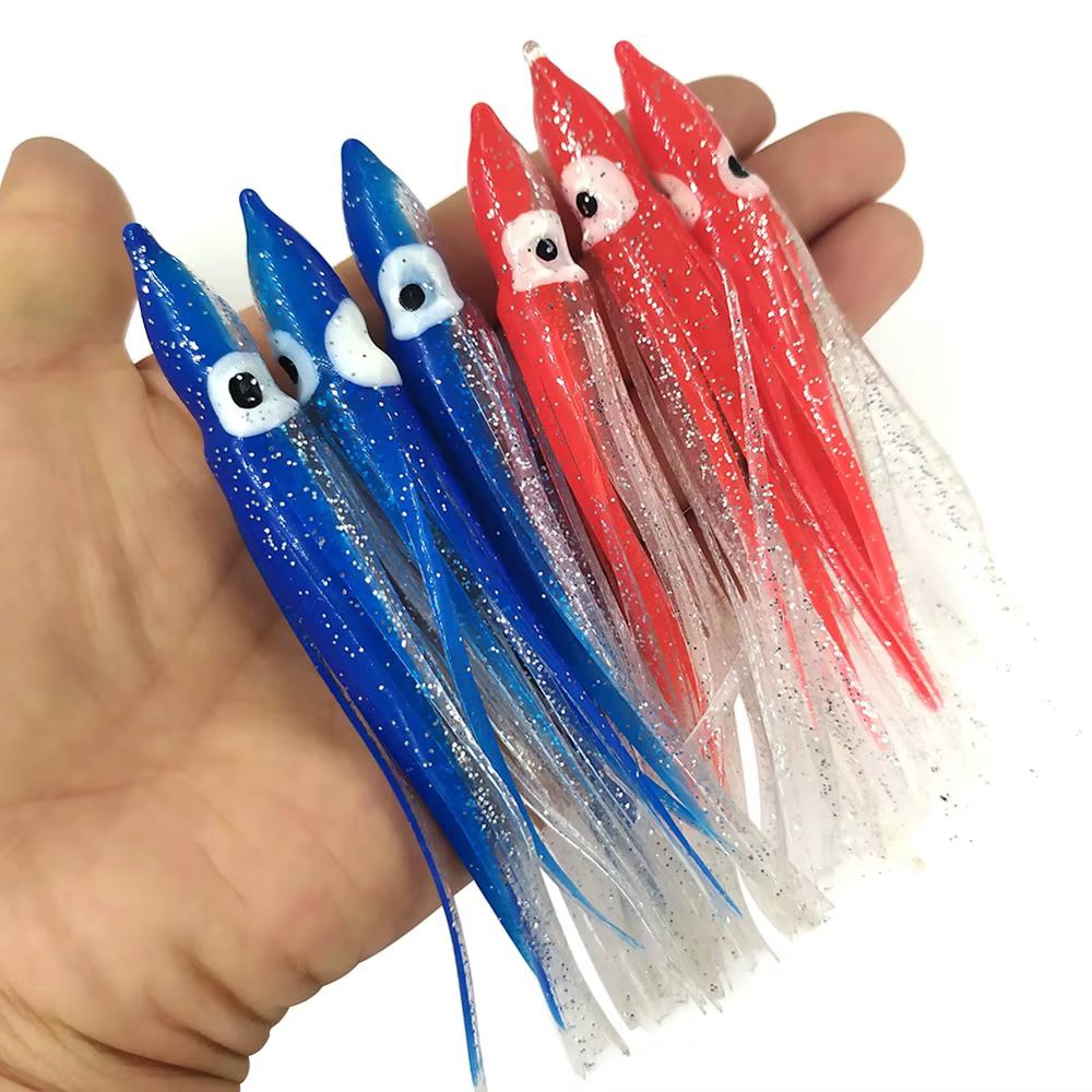 Vinilo pulpo 11cm – Falda calamar para jigging y eging - imagen 5