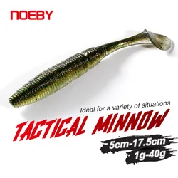 NOEBY Vinilo Shad 10 cm - Señuelo para Lucio