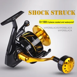 Carrete Spinning Lurekiller – 35kg arrastre, 10 rodamientos BB