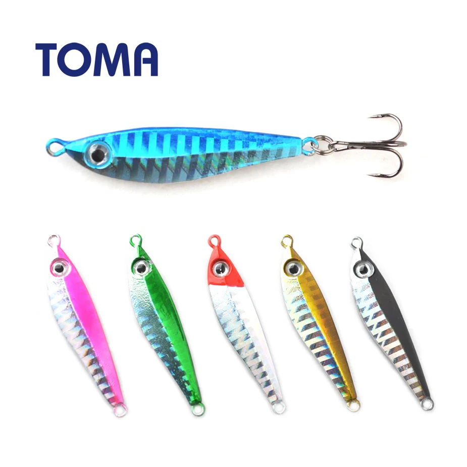 Señuelo metalico de 12g mostrando su forma de cuchara