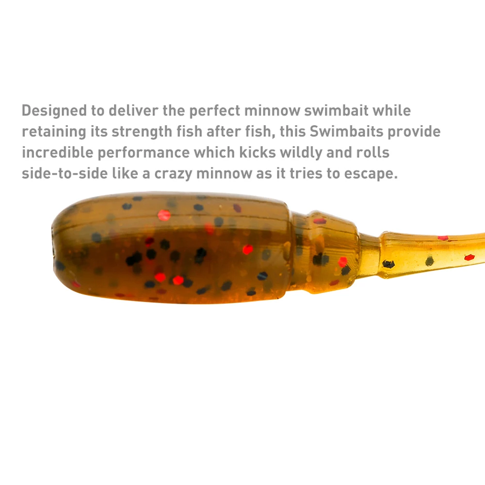 Señuelo Gusano Swimbait – Silicona flexible para pesca - imagen 3